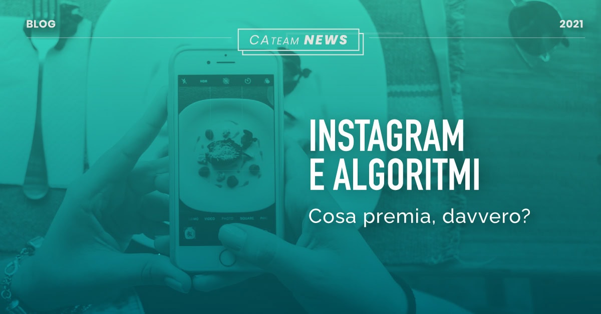 Instgram e algoritmi