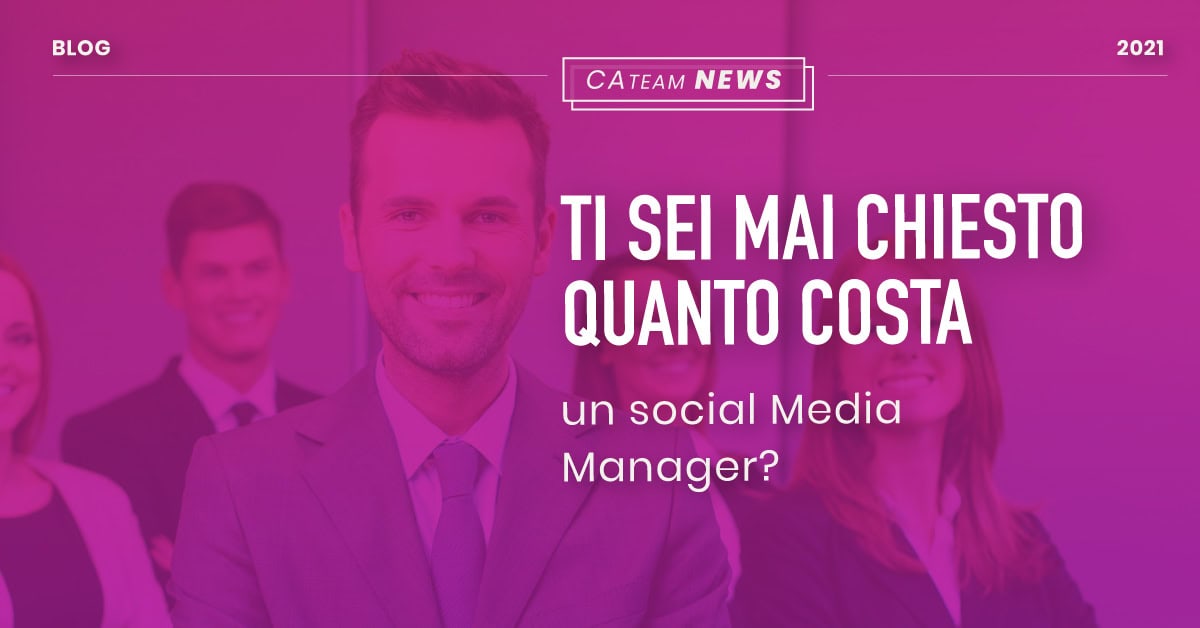 Ti sei mai chiesto quanto vale un Social Media Manager  SLIDER